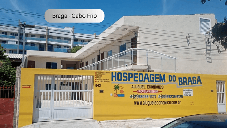 Braga - Kitnet 02 - Cabo Frio - Aluguel Econômico