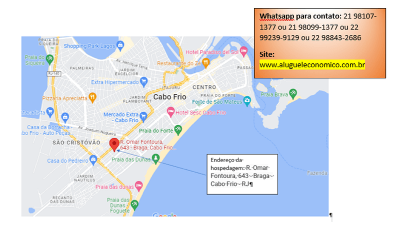 Braga - Kitnet 11 - Cabo Frio - Aluguel Econômico