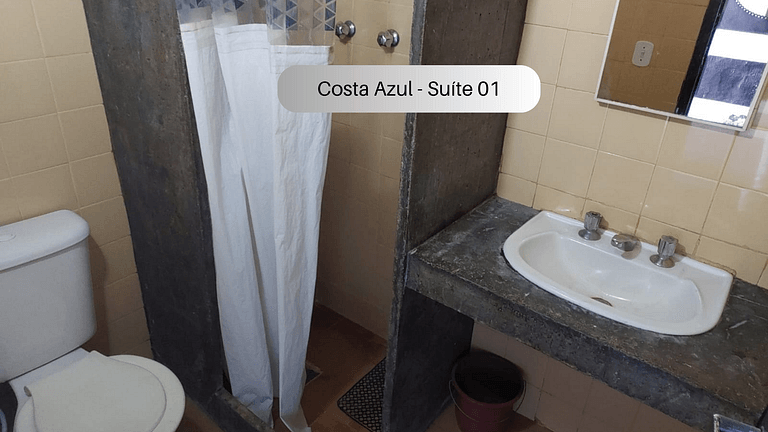 Costa Azul - Suíte 01 - Cabo Frio - Aluguel Econômico