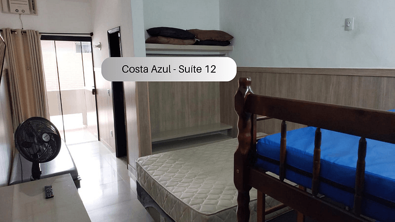 Costa Azul - Suíte 12 - Cabo Frio - Aluguel Econômico