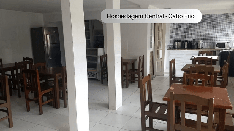 Hospedagem Central - Suíte 104 - Cabo Frio - Aluguel Econômi