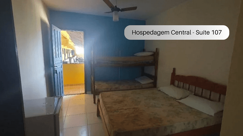 Hospedagem Central - Suíte 107 - Cabo Frio - Aluguel Econômi