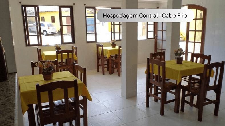 Hospedagem Central - Suíte 114 - Cabo Frio - Aluguel Econômi