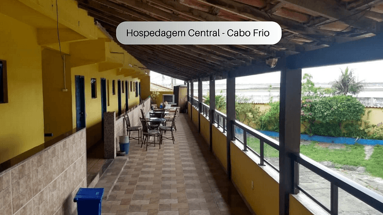 Hospedagem Central - Suíte 201 - Cabo Frio - Aluguel Econômi