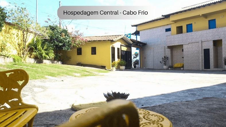 Hospedagem Central - Suíte 202 - Cabo Frio - Aluguel Econômi