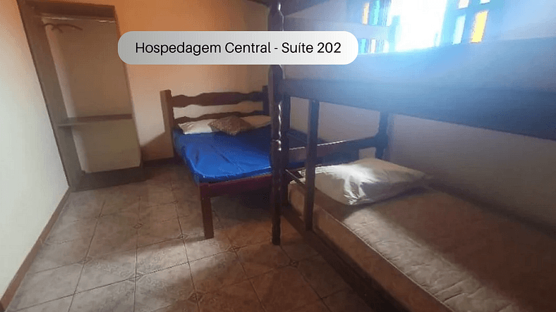 Hospedagem Central - Suíte 202 - Cabo Frio - Aluguel Econômi