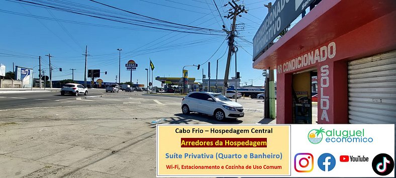 Alojamiento Céntrico - Suite 102 - Cabo Frio - Alquiler Econ