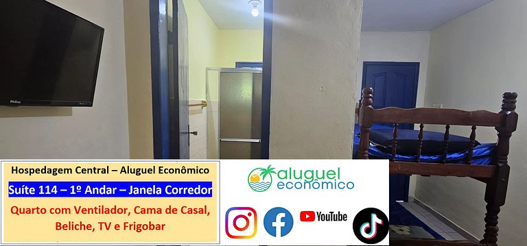 Alojamiento Céntrico - Suite 114 - Cabo Frio - Alquiler Econ