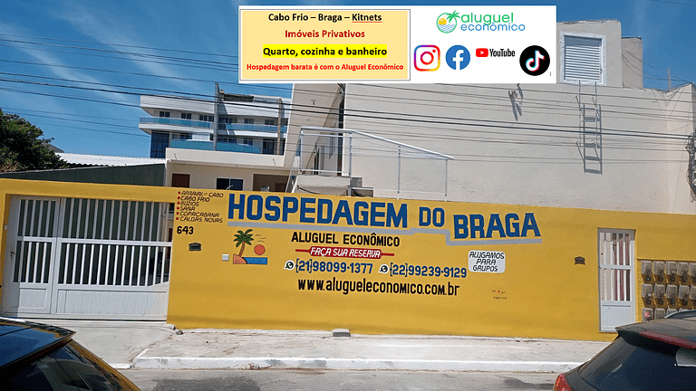 Braga - Kitnet 06 - Cabo Frio - Alquiler Económico