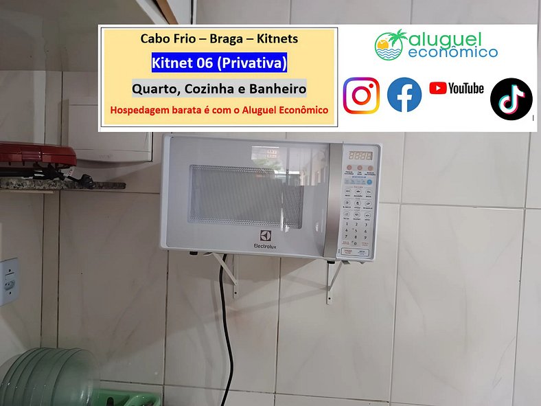 Braga - Kitnet 06 - Cabo Frio - Alquiler Económico