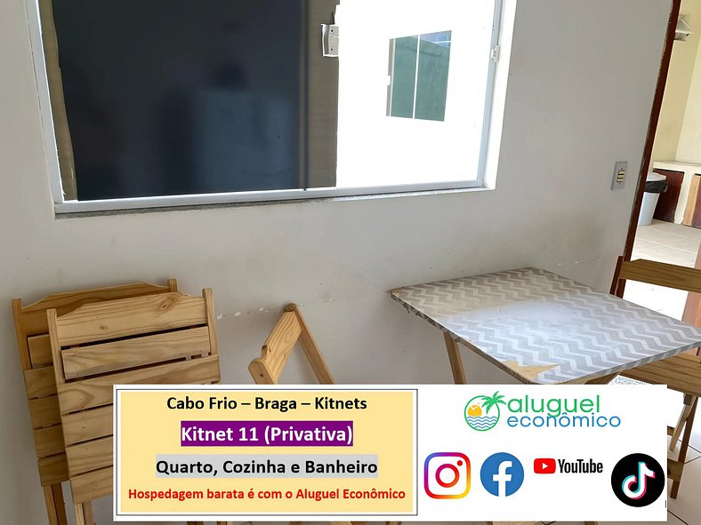 Braga - Kitnet 11 - Cabo Frio - Economic Rental