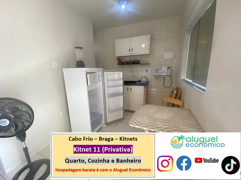 Braga - Kitnet 11 - Cabo Frio - Economic Rental