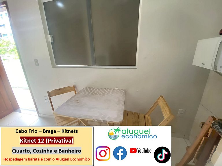 Braga - Kitnet 12 - Cabo Frio - Aluguel Econômico