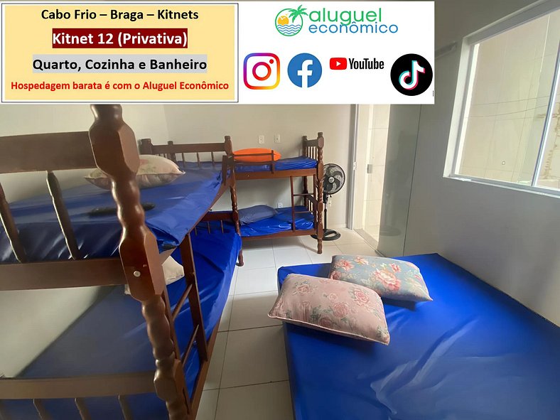 Braga - Kitnet 12 - Cabo Frio - Economic Rental