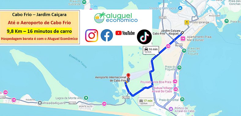 Braga - Kitnet 14 - Cabo Frio - Alquiler Económico