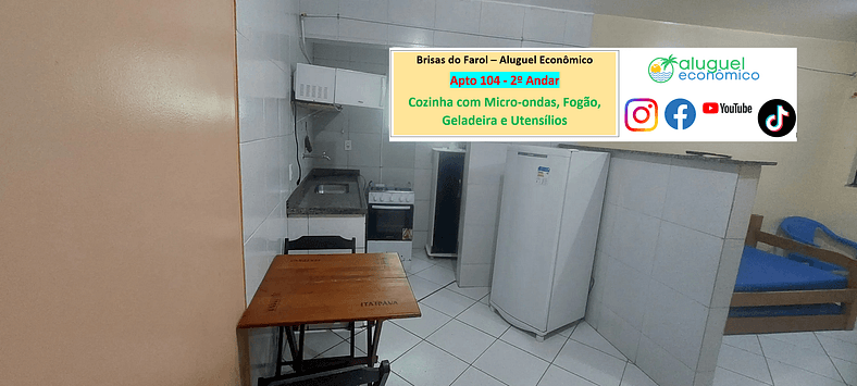 Brisas do Farol - Apto 104 - Arraial do Cabo - Alquiler Econ