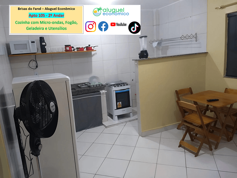 Brisas do Farol - Apto 105 - Arraial do Cabo - Alquiler Econ