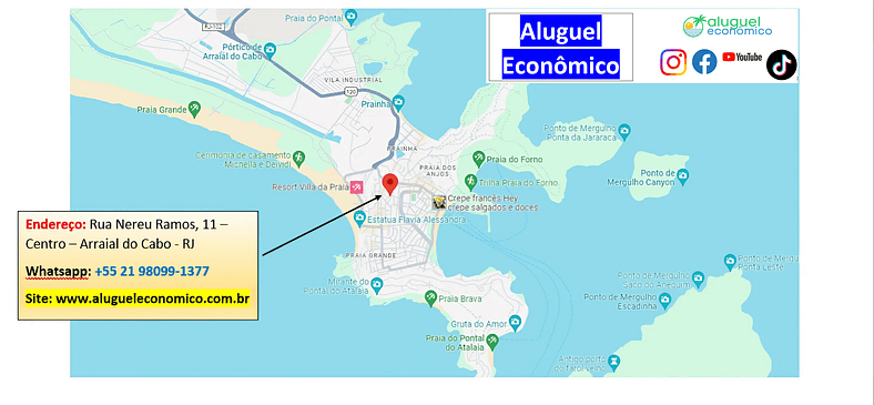 Brisas do Farol - Suite 101 - Arraial do Cabo - Economic Ren