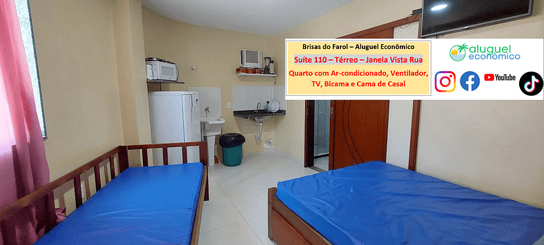 Brisas do Farol - Suite 110 - Arraial do Cabo - Alquiler Eco