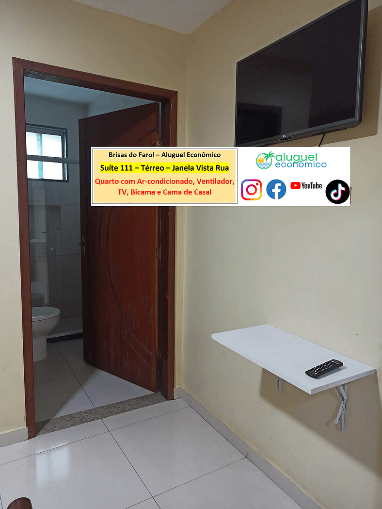 Brisas do Farol - Suite 111 - Arraial do Cabo - Alquiler Eco