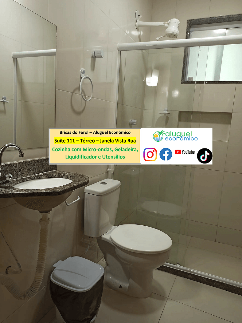 Brisas do Farol - Suite 111 - Arraial do Cabo - Alquiler Eco