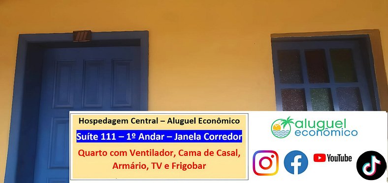 Central Accommodation - Suite 111 - Cabo Frio - Economic Ren