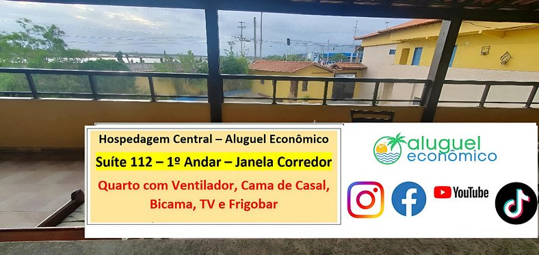 Central Accommodation - Suite 112 - Cabo Frio - Economic Ren