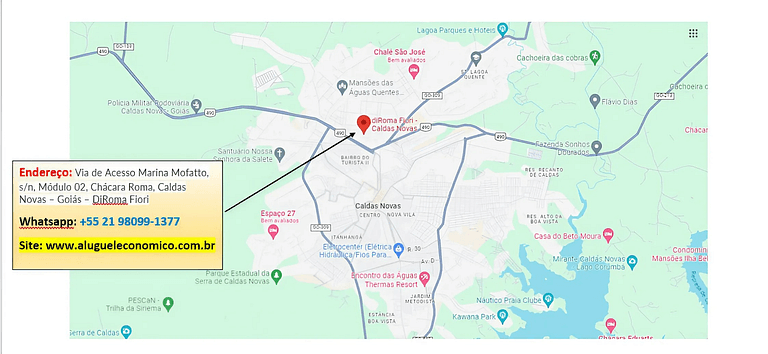 DiRoma Fiori - Apto 105 - Caldas Novas - Aluguel Econômico