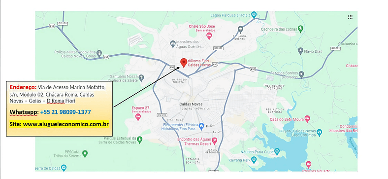 DiRoma Fiori - Apto 263 - Caldas Novas - Aluguel Econômico