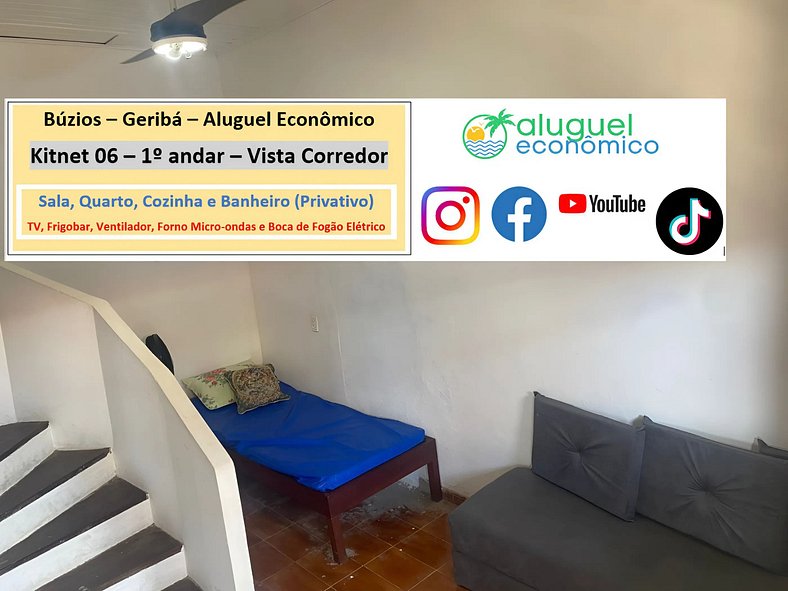 Geribá - Búzios - Kitnet 06 - Alquiler Económico