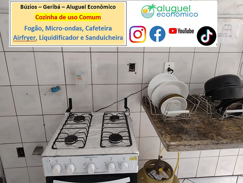 Geribá - Búzios - Kitnet 06 - Aluguel Econômico