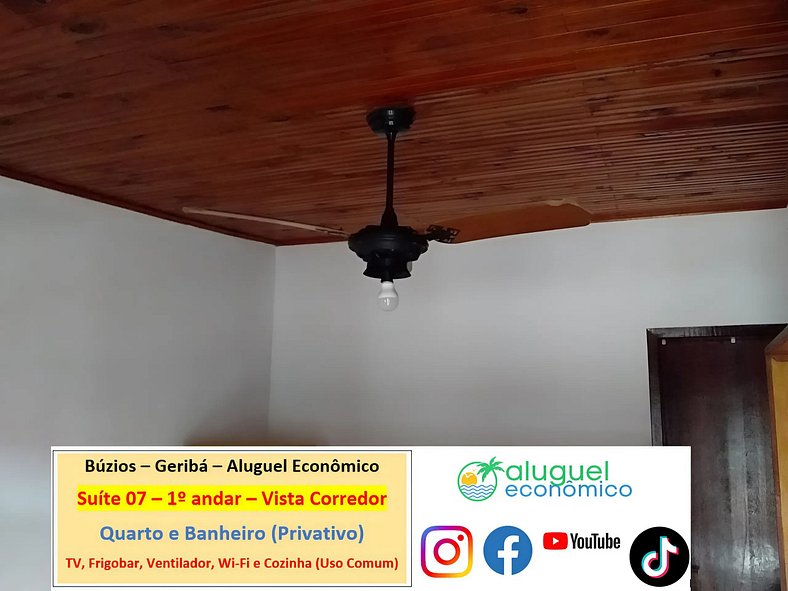 Geribá - Búzios - Suíte 07 - Aluguel Econômico