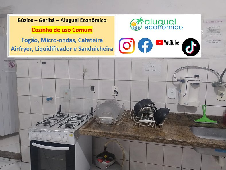 Geribá - Búzios - Suíte 14 - Aluguel Econômico