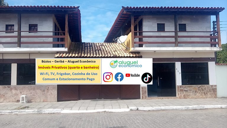 Geribá - Búzios - Suíte 18 - Aluguel Econômico