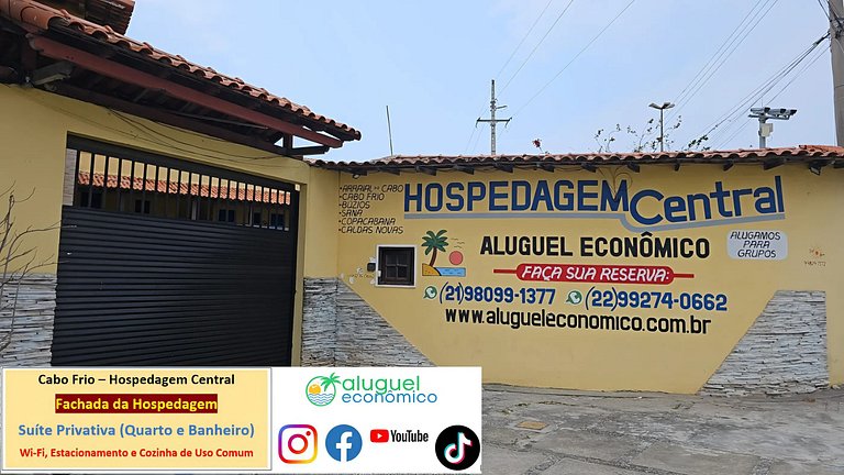 Hospedagem Central - Studio 115 - Cabo Frio - Aluguel Econôm