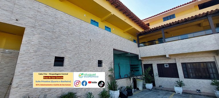 Hospedagem Central - Studio 115 - Cabo Frio - Aluguel Econôm