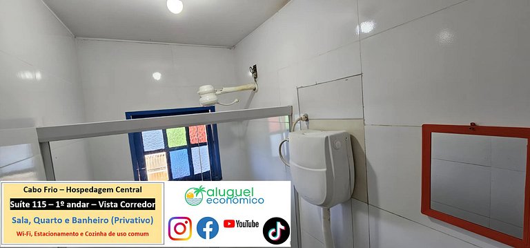 Hospedagem Central - Studio 115 - Cabo Frio - Aluguel Econôm