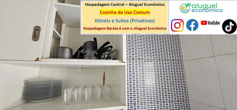 Hospedagem Central - Studio 115 - Cabo Frio - Aluguel Econôm