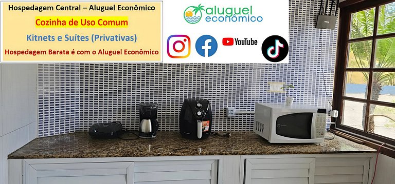 Hospedagem Central - Studio 115 - Cabo Frio - Aluguel Econôm