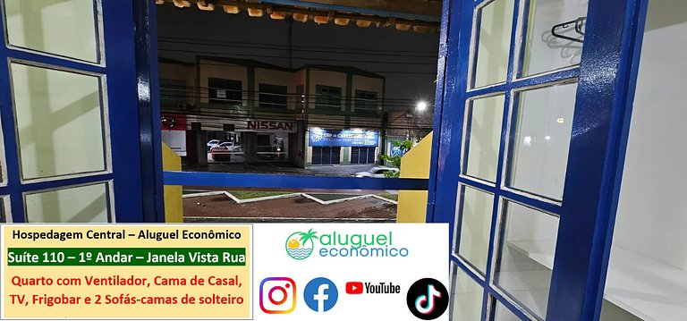 Hospedagem Central - Suíte 110 - Cabo Frio - Aluguel Econômi