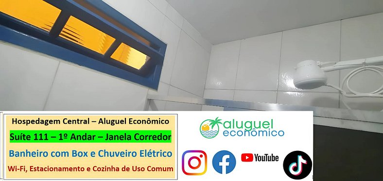 Hospedagem Central - Suíte 111 - Cabo Frio - Aluguel Econômi