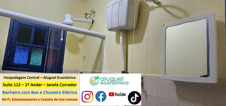 Hospedagem Central - Suíte 112 - Cabo Frio - Aluguel Econômi