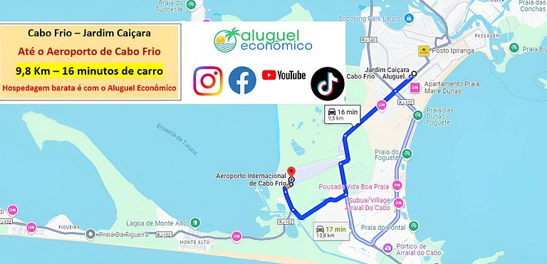 Jardim Caiçara - Kitnet 101 - Cabo Frio - Aluguel Econômico