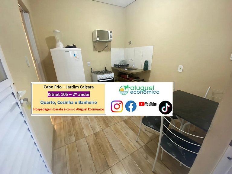 Jardim Caiçara - Kitnet 105 - Cabo Frio - Economic Rental