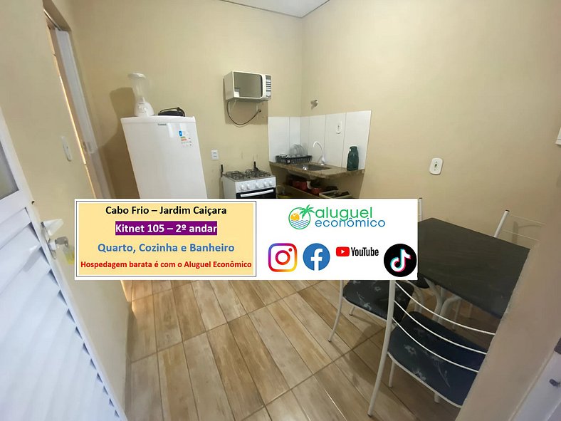 Jardim Caiçara - Kitnet 105 - Cabo Frio - Economic Rental