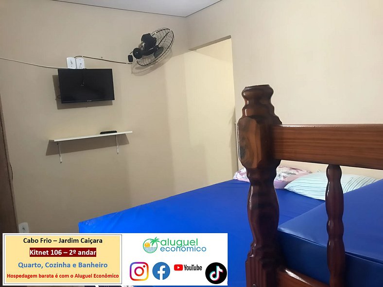 Jardim Caiçara - Kitnet 106 - Cabo Frio - Economic Rental