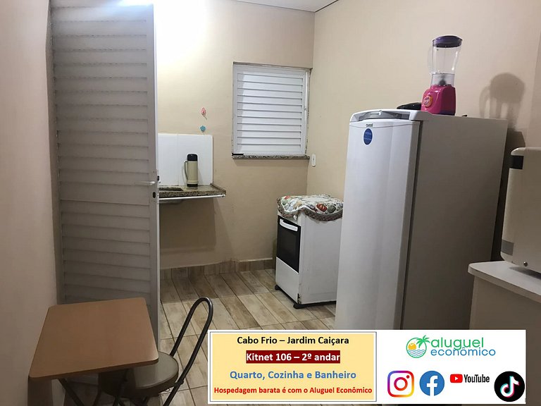 Jardim Caiçara - Kitnet 106 - Cabo Frio - Economic Rental