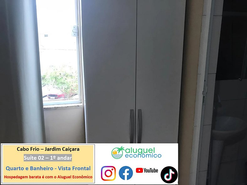 Jardim Caiçara - Suite 02 - Cabo Frio - Alquiler Económico