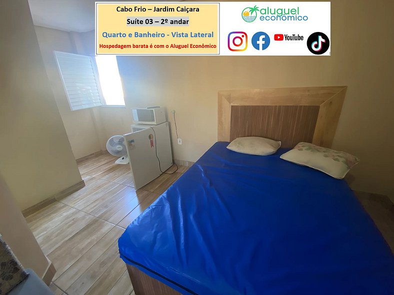 Jardim Caiçara - Suite 03 - Cabo Frio - Economic Rental