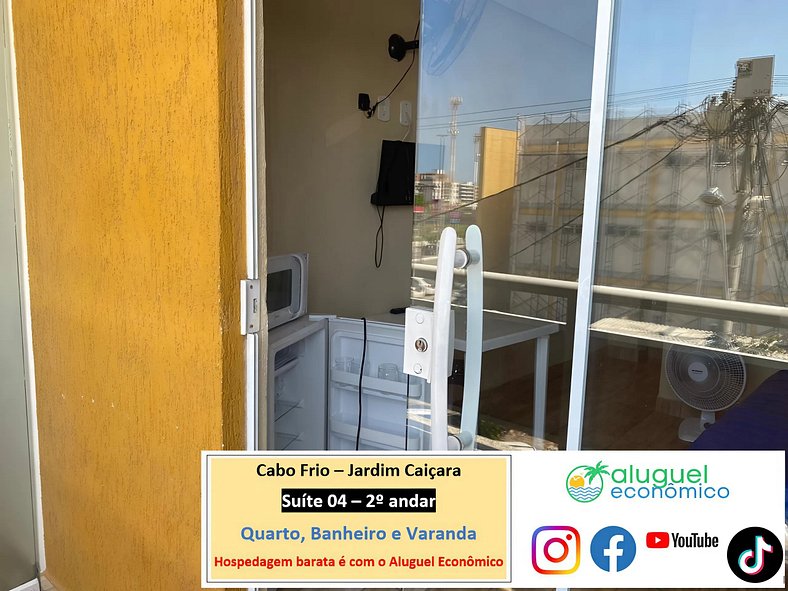 Jardim Caiçara - Suite 04 - Cabo Frio - Economic Rental